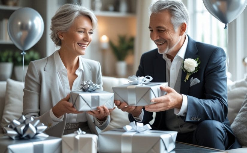 Gode gaveidéer til sølvbryllupsparret